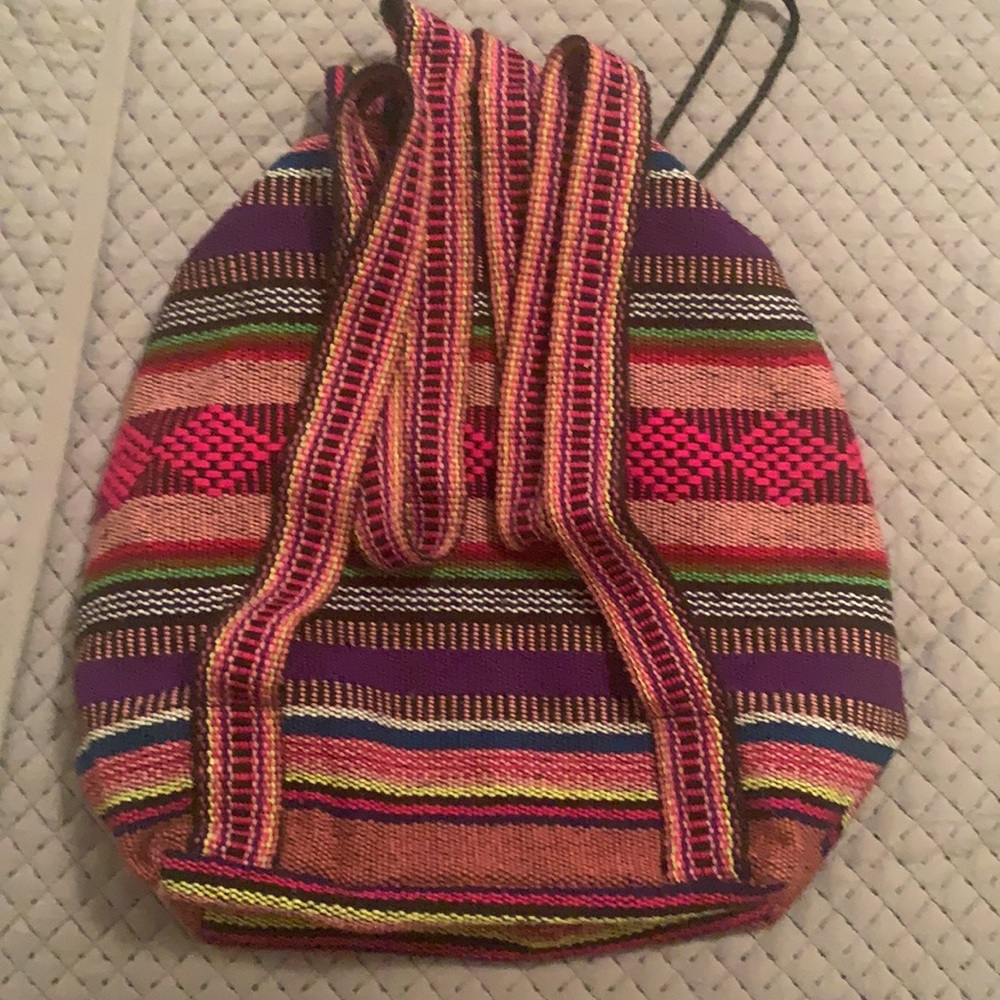 Artesanias Mr Pinzon Multicolored Cloth Backpack - Picture 8 of 8